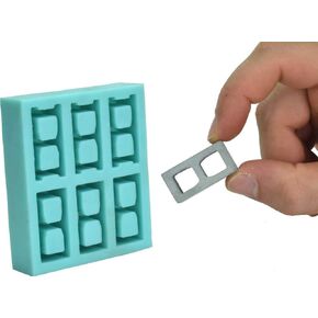 Acacia Grove Miniature Cinder Block Mold, Silicone Rubber (1:12 Scale)