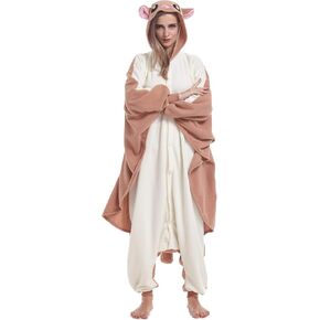 بيجامات للكبار من النساء والرجال قطعة واحدة من القطيفة على شكل حيوانات أزياء الهالوين in Kuwait