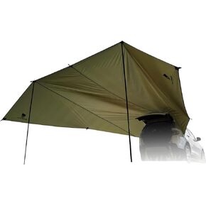 GEERTOP Large Car Awning Camping Tarp SUV Tailgate Truck Canopy Sun Shade Waterproof Outdoor Rear Vehicle Awning Shelter for Van, MPV, Campers