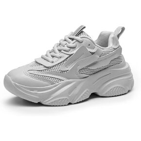 أحذية رياضية نسائية من DREAM PAIRS أحذية رياضية مكتنزة للمشي برباط علوي أحذية رياضية مريحة للأب أحذية رياضية للتمرين والعمل أحذية تنس غير رسمية