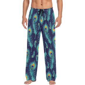 Cute Panda Pajama Pants White Black Animals Lounge Sleepwear PJs Men's Pajama Bottoms Sleep Pants S