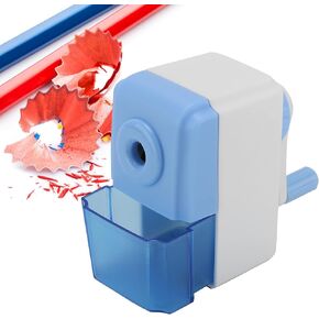 Hand Cranked Pencil Sharpener, Manual Pencil Sharpener, Crank Pencil Sharpener, Cartoon Thickness Adjustment Small Pencil Sharpener Supplies