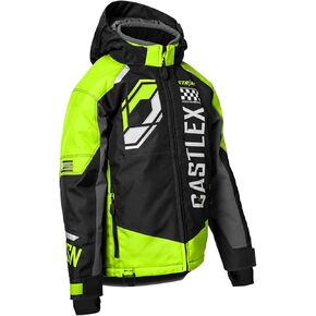 Castle X Youth Strike G5 Jacket (Process Blue/Black/Hi-Vis - X-Large)