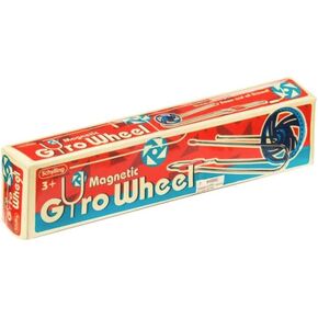 Schylling Classic Retro Magnetic Gyro Wheel Rail Twirler Party Pack Bundle - 3 Pack