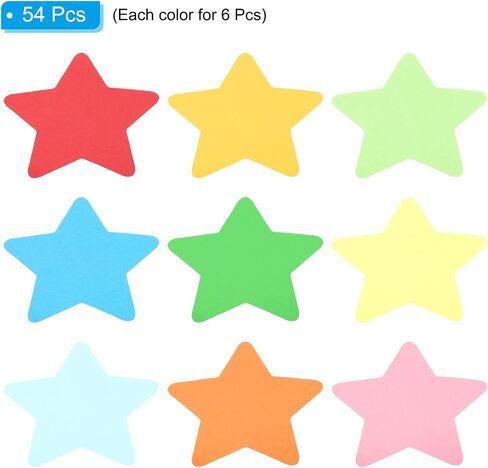 PATIKIL Bulletin Cutouts Paper, 54Pcs Candy Shaped Bulletin Board Paper Cut Outs Decorations for Classroom DIY Crafts Projects Party Supplies, Multicolored in Saudi Arabia