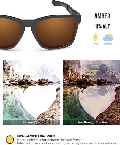 عدسات BLAZERBUCK بديلة مستقطبة مضادة للملح لنظارة Oakley Catalyst OO9272 الشمسية in Kuwait