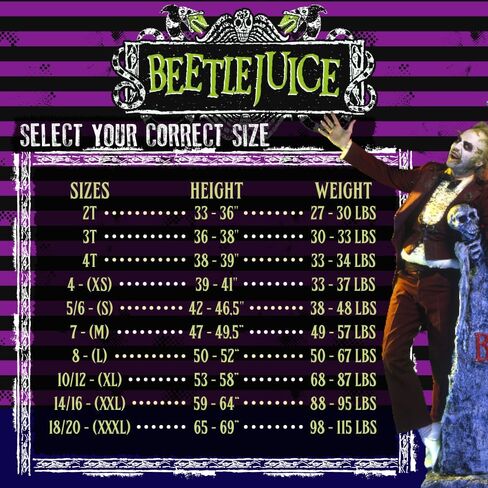 WARNER BROS Beetlejuice Boys Graphic Tees Short Sleeve T Shirts Beetlejuice Graphic Print T Shirt 2 Pack Boys Tees in Saudi Arabia