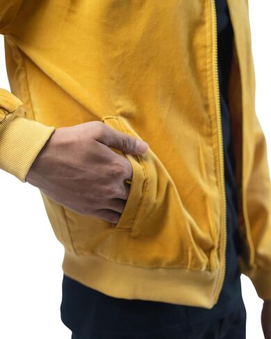 Men’s Velvet Bomber Jacket,Lightweight Front Zipper, Full Sleeve Windbreaker Regular Fit Smooth Velvet Jackets in Kuwait