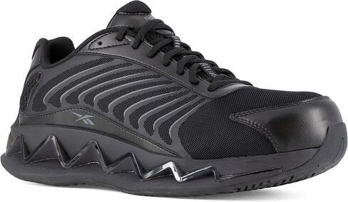 Reebok Work Men's RB3220 Zig Elusion Heritage Work Construction Shoe Black Safety, 6 in Saudi Arabia