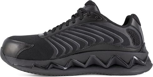 Reebok Work Men's RB3220 Zig Elusion Heritage Work Construction Shoe Black Safety, 6 in Saudi Arabia