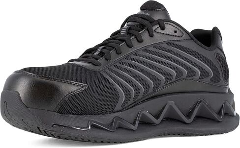 Reebok Work Men's RB3220 Zig Elusion Heritage Work Construction Shoe Black Safety, 6 in Saudi Arabia