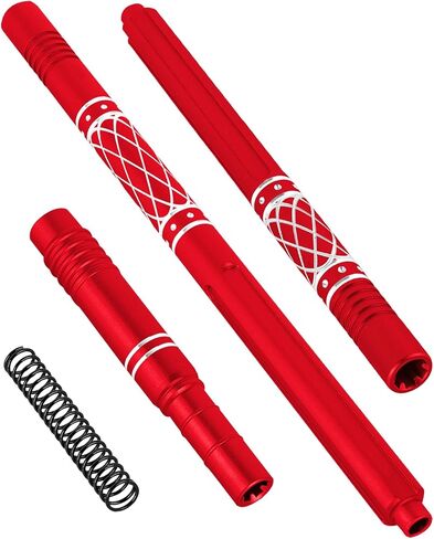 RC Aluminium Center Driveshafts Axles Upgrades Part for 1/10 Kraton 4x4 4S V2,Outcast 4x4 4S V2,Alloy Center Slider Drive Shafts CVD Hop-up,Red in Saudi Arabia