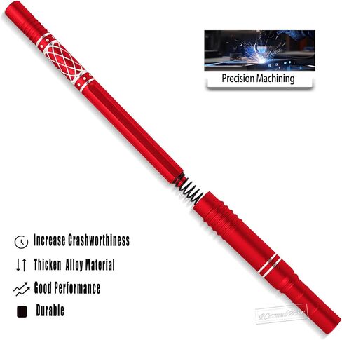 RC Aluminium Center Driveshafts Axles Upgrades Part for 1/10 Kraton 4x4 4S V2,Outcast 4x4 4S V2,Alloy Center Slider Drive Shafts CVD Hop-up,Red in Saudi Arabia