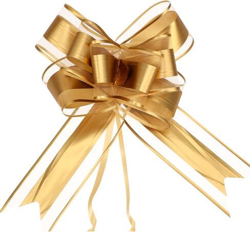 10 PCS Large Pull Bows Wrapping Ribbon Bow Present Wrapping Pull Bow wif Ribbon for Christmas Birthday Presents Wedding Gift Baskets Presents Package-6 Inches(Pink) in Saudi Arabia