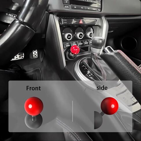 Car Starter Button Cover Ball Rocker Car Engine Start Stop Lever Automotive One-Touch Start Joystick Decorative Kit (Orange) in Saudi Arabia