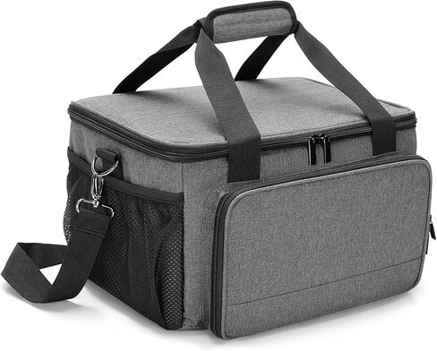 LUXJA Carrying Case Compatible with Cricut Joy Xtra, Bag Fits for Cricut Joy Xtra, 8.5 x 12 inch Cut Mat and Other Supplies(with Multiple Storage Sections), Gray in Saudi Arabia