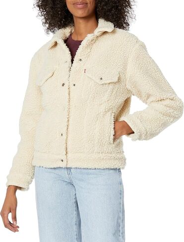 Levi's Women's Exbf Ao Sherpa Trucker Jackets in Saudi Arabia
