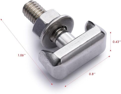 64740 بطارية طرفية T-Bolt بديلة لكابل بطارية السيارة T Bolt متوافق مع 64740 GMC شيفروليه BMW GM 19116852، VW 6x0-915-138، BMW 61128373946، 8 قطع in Kuwait