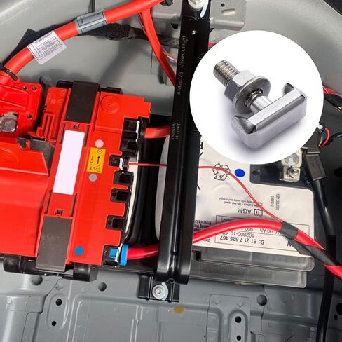 64740 بطارية طرفية T-Bolt بديلة لكابل بطارية السيارة T Bolt متوافق مع 64740 GMC شيفروليه BMW GM 19116852، VW 6x0-915-138، BMW 61128373946، 8 قطع in Kuwait