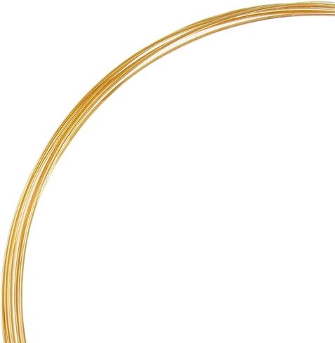 5ft Fine 14k Gold Filled Round Wire 28 Gauge 28ga (0.3mm) Dead Soft in Kuwait