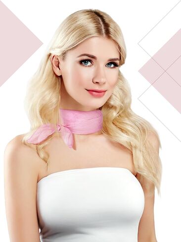Boao 12 Pcs Chiffon Scarf 50s Neck Head Scarf Sheer Square Scarf Retro Polyester Scarves for Women Girls in Saudi Arabia