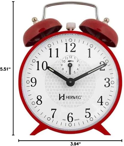 Mechanical Wake-up Clock, Wind-up, Loud Alarm Clock, Vintage Model with Steel Bell in Saudi Arabia