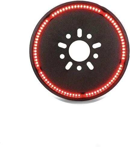 الإطارات الاحتياطية ضوء الفرامل ضوء العجلة LED الثالث الثالث ضوء الفرامل حلقة مصباح ل جيب رانجلر 1997-2017 JK TJ LJ YJ CJ (RGB) in Saudi Arabia