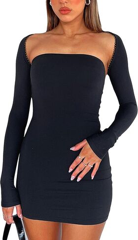 سجادات بوليرو للسيدات للفساتين بأكمام طويلة وحواف من الدانتيل وغطاء للكتف من الباليه in Kuwait