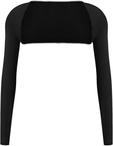 سجادات بوليرو للسيدات للفساتين بأكمام طويلة وحواف من الدانتيل وغطاء للكتف من الباليه in Kuwait