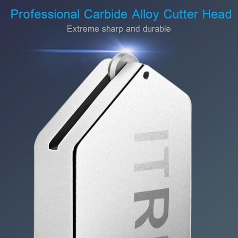 Glass Cutter 2mm-20mm & Glass Cutting Oil, Upgrade Glass Cutting Tool with Aotomatic Oil Feed, Pencil Style Oil Feed Carbide Tip Glass Cutter for Mirror/Tiles/Mosaic in Saudi Arabia