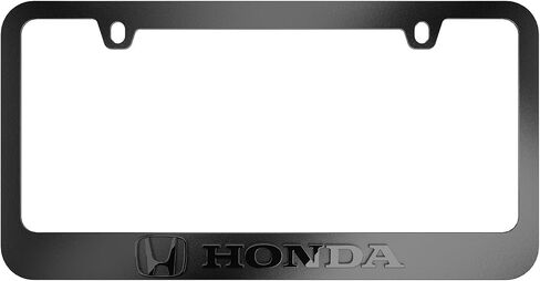 Black License Plate Frame (Black) in Saudi Arabia