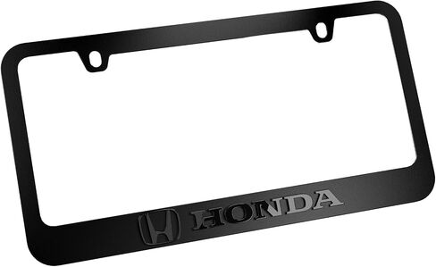 Black License Plate Frame (Black) in Saudi Arabia
