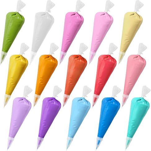 Feifeiya 15 Pcs Decoden Cream Kit Fake Whipped Cream Glue Clay DIY Making Art Handmade Craft Kit 100ml Decoden Cream with Plastic Decorating Mouth for Phone Case Making Hair Accessories Decoration in Saudi Arabia