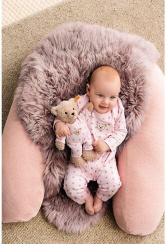 Steiff Baby Teddy & Me Teddy Bear Boy with Pajamas, Beige/Blue in Kuwait