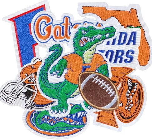 9PCS Georgia Iron on Patches, Football Patches for Jeans, T-Shirts, Backpacks, Hats and More in Saudi Arabia