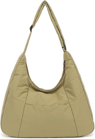 Hobo Crossbody Bags for Women, Puffer Tote Bag Quilted Shoulder Bag, Casual Puffer Purse for Travel in Saudi Arabia
