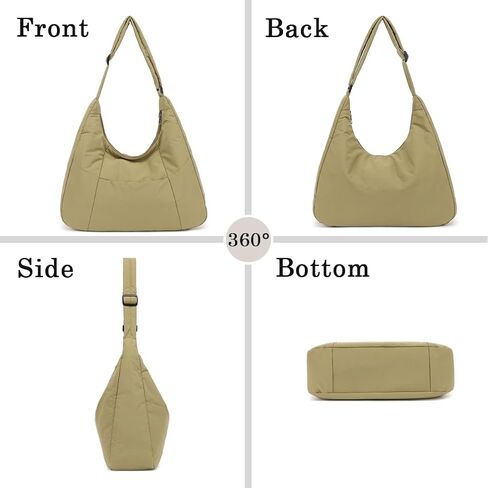 Hobo Crossbody Bags for Women, Puffer Tote Bag Quilted Shoulder Bag, Casual Puffer Purse for Travel in Saudi Arabia