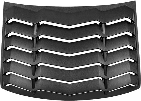 for Honda Accord 2013 2014 2015 2016 2017 Sedan 4-Door Rear Window Louver, in GT Lambo Style ABS Sun Shade Windshield Cover, Matte Black in Saudi Arabia