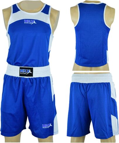 MRX Men’s Boxing Competition Uniform Jersey & Trunk for Training MMA Muay Thai Cage Fight Kickboxing Clothing in Saudi Arabia