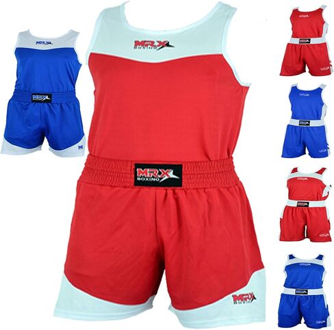 MRX Men’s Boxing Competition Uniform Jersey & Trunk for Training MMA Muay Thai Cage Fight Kickboxing Clothing in Saudi Arabia
