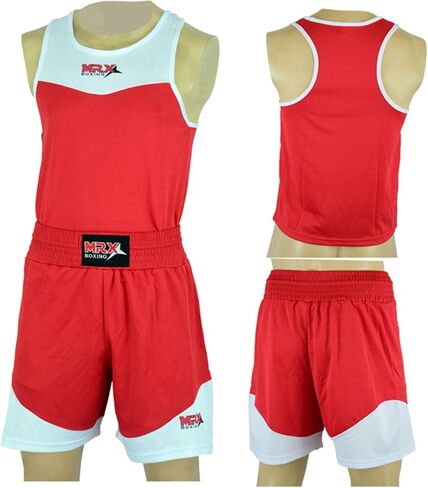 MRX Men’s Boxing Competition Uniform Jersey & Trunk for Training MMA Muay Thai Cage Fight Kickboxing Clothing in Saudi Arabia