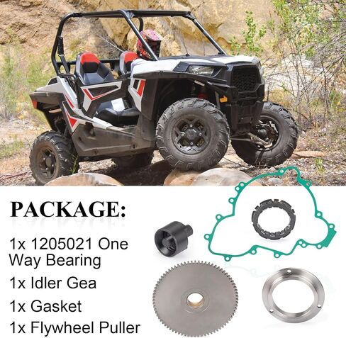 Flywheel Puller & Starter Clutch Idler Gear One Way Bearing kit for Polaris RZR Ranger General XP 4 S Pro Turbo Trail 900 1000 RS1 2015-2023 in Saudi Arabia