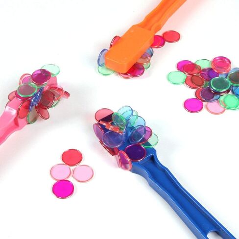 hand2mind Transparent Magnetic Chips Kit with 3 Magnetic Wands, Math Counters for Kids, Magnetic Counters, Counting Manipulatives, Math Manipulatives, Game Tokens, Counters for Kids Math (150 Chips) in Saudi Arabia