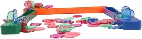 hand2mind Transparent Magnetic Chips Kit with 3 Magnetic Wands, Math Counters for Kids, Magnetic Counters, Counting Manipulatives, Math Manipulatives, Game Tokens, Counters for Kids Math (150 Chips) in Saudi Arabia