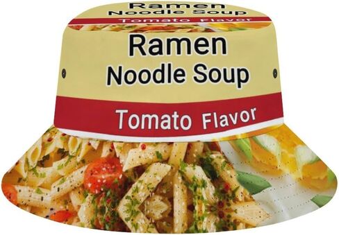 Funny Ramen Noodle Chicken Bucket Hat for Women Men, Fashion Novelty Fisherman Cap Sun Hat Travel Beach Summer Outdoor in Saudi Arabia