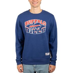 Ultra Game NFL Men's Super Soft Ultimate Crew Neck Sweatshirt