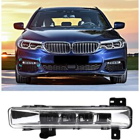 استبدال ضوء الضباب LED للمصد الأمامي الأيمن، متوافق مع BMW G30 G31 G38 520i 530i 540i 550i G32 630i 640i (2018-2020) استبدال اليمين OEM 63177349132، مجموعة مصابيح الضباب الجانبية للركاب