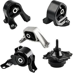 JDMON 5Pcs Engine Motor Mount & Transmission Mount Kit Replacement for Honda Element 2.4L 4WD 2003 2004 2005 2006 2007 2008 2009 2010, Manual Trans Compatible with A4549, A4573, A65010, A4504, A4528