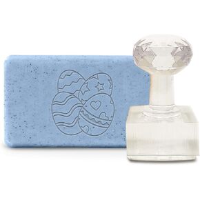CRASPIRE Handmade Soap Stamp Tree of Life Acrylic Soap Stamp with Handle 1.57" Soap Embossing Stamp for Cookie Clay Pottery Stamp Biscuits Gummier DIY Arts Crafts Making