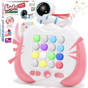 ألعاب فيدجيت سريعة الدفع، لعبة محمولة للأطفال من سن 3 إلى 12 عامًا مع 7 أوضاع لعب، أزرار LED سريعة الدفع، لعبة معركة خفيفة، ألعاب سفر، هدايا عيد الميلاد للأولاد والبنات والمراهقين والبالغين (رائد الفضاء الأزرق) in Kuwait